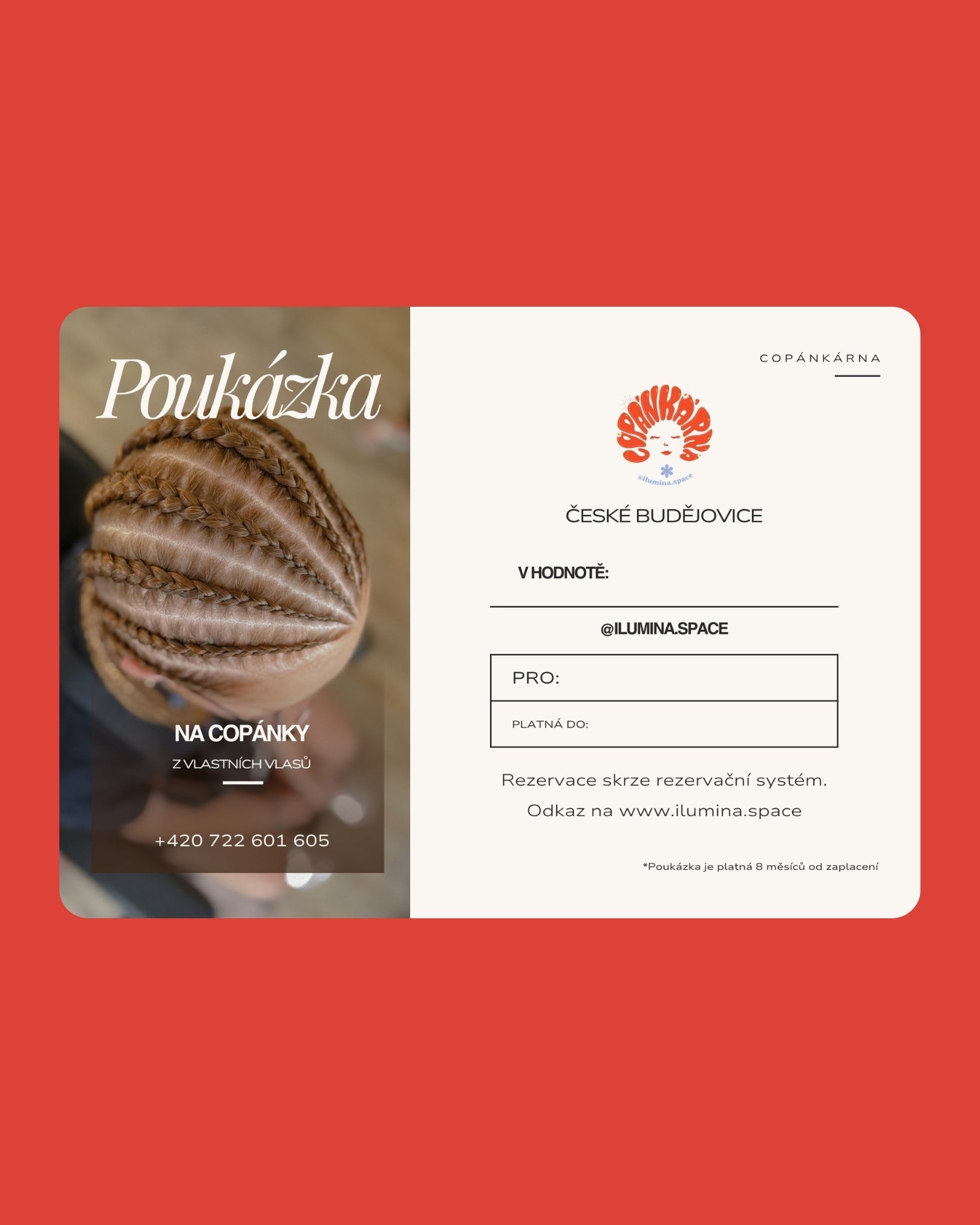 Copánky z vlastních vlasů