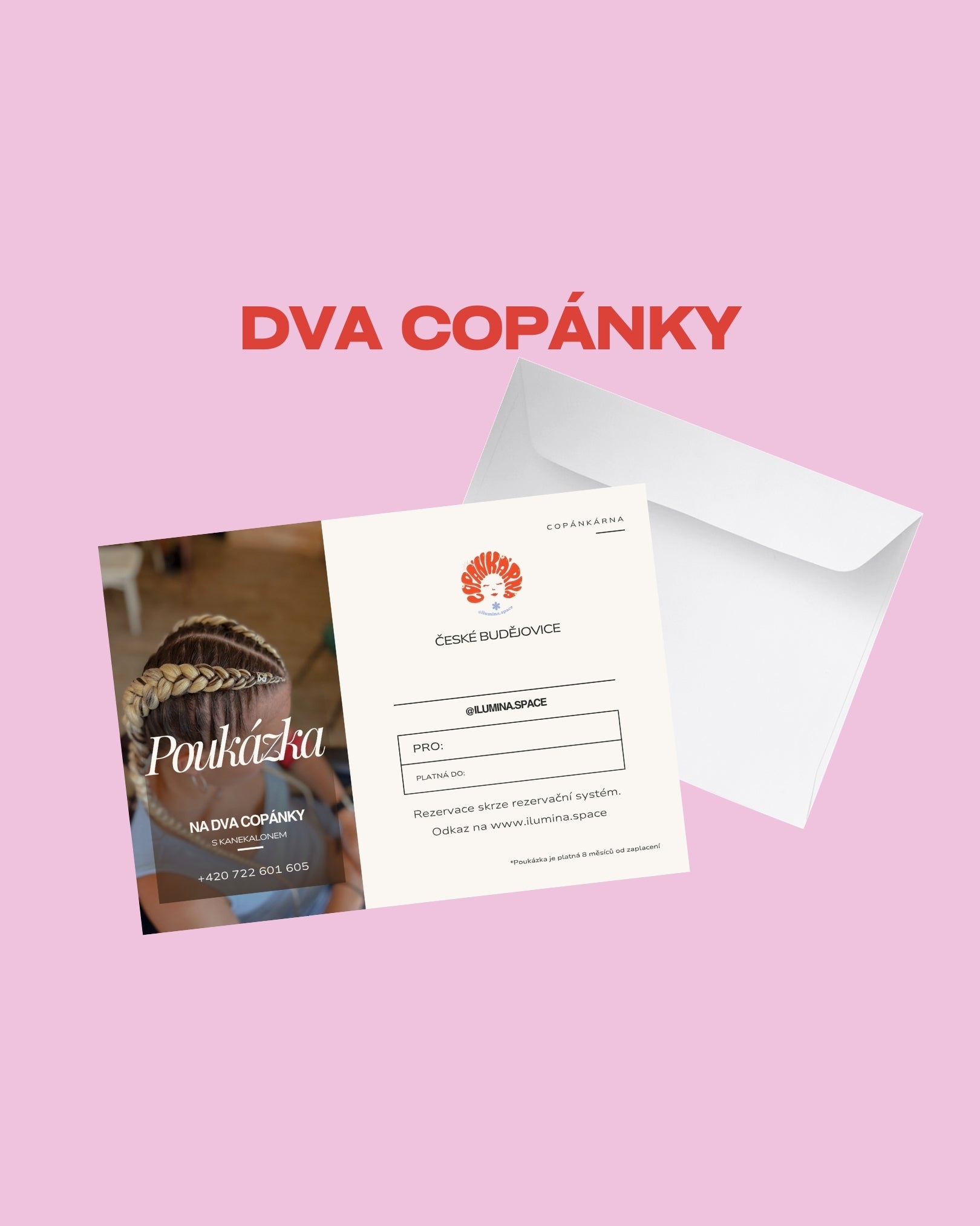 Poukázka na dva boxerské copánky s kanekalonem